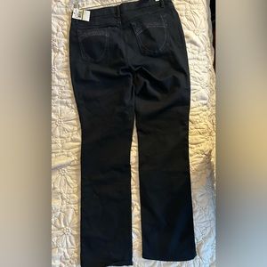 NWT Gloria Vanderbilt slimming Jordyn navy blue rhinestone curvy mid rise jeans